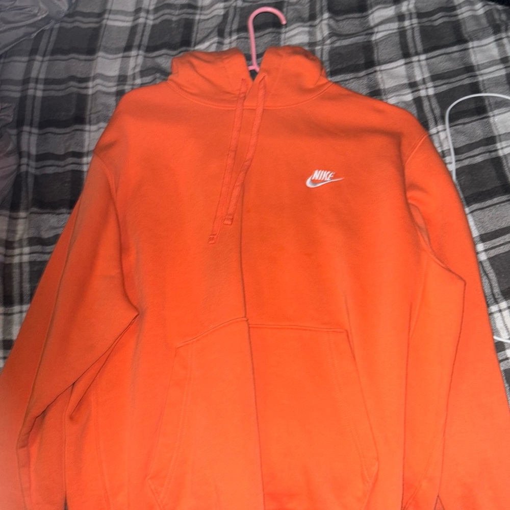 Orange Nike hoodie